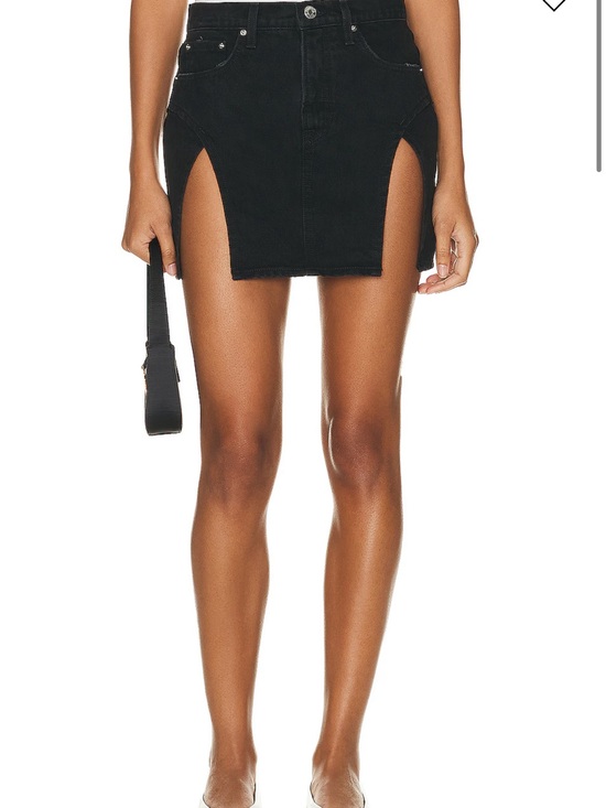 GRLFRND Denim - GRLFRND denim double slit mini skirt - 25
